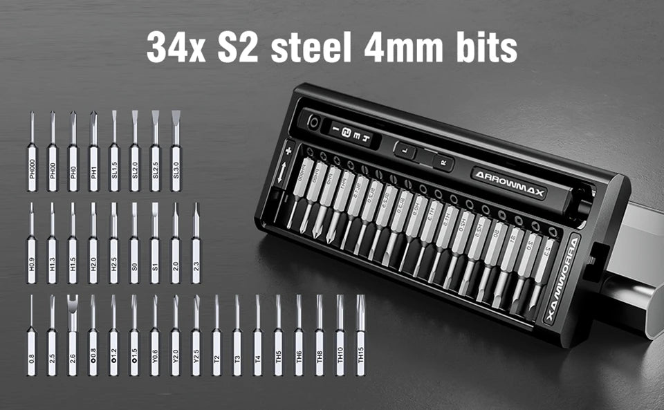 4 Speed Precision Screwdriver Set (32 bits) - Elevated Living