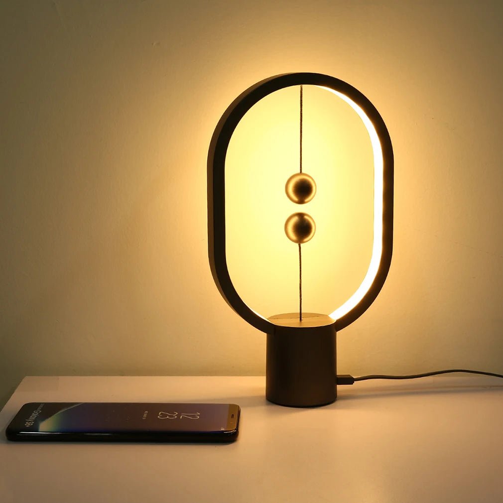 Illuminance LED Balance Night Lamp: USB Bedside/Desk Light - Elevated Living