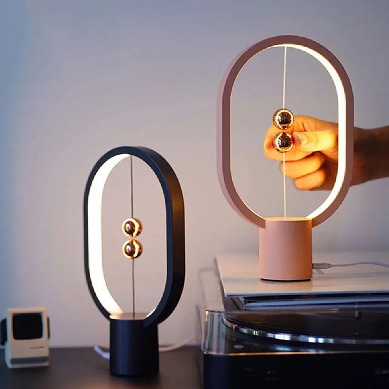 Illuminance LED Balance Night Lamp: USB Bedside/Desk Light - Elevated Living