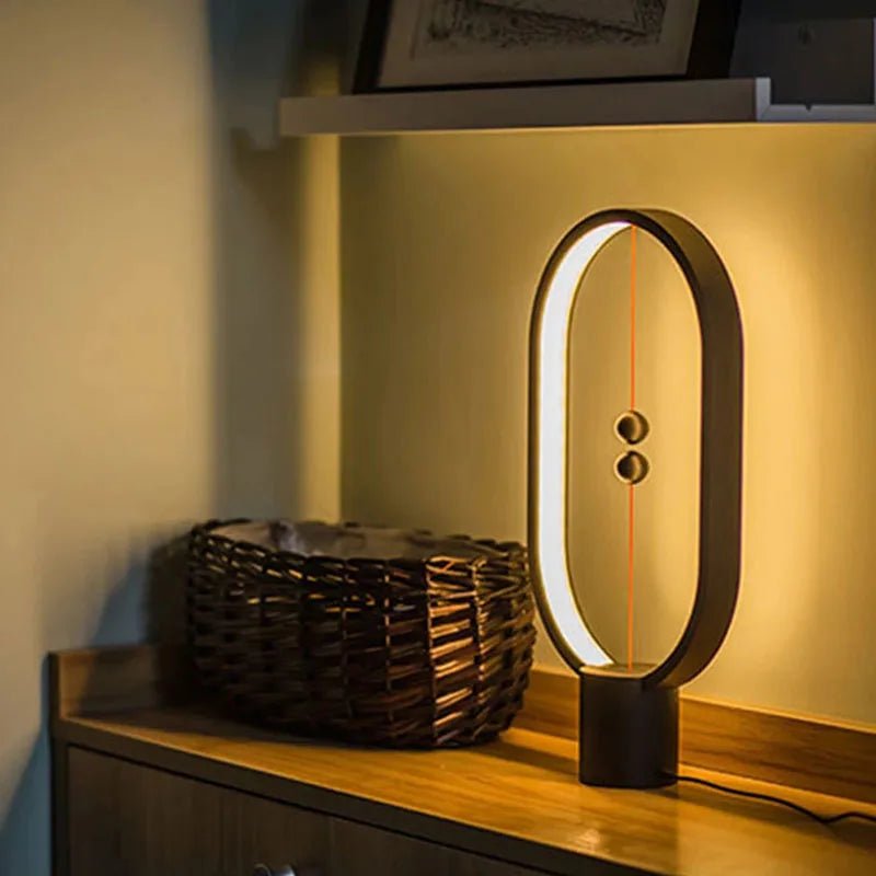 Illuminance LED Balance Night Lamp: USB Bedside/Desk Light - Elevated Living