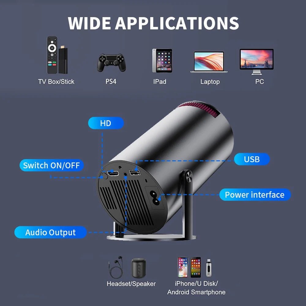 VividStream 4K Mini Projector - Elevated Living