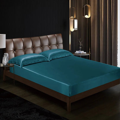 "Luxury Silk Bed Sheets" - Elevated Living