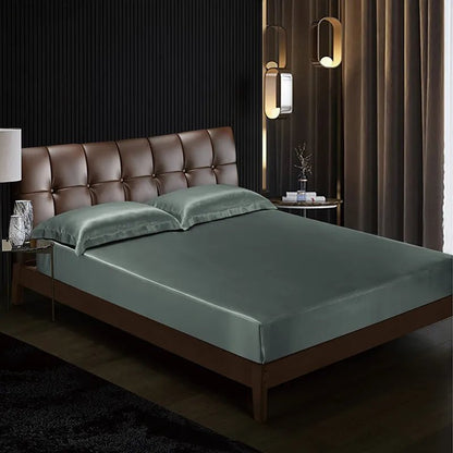 "Luxury Silk Bed Sheets" - Elevated Living